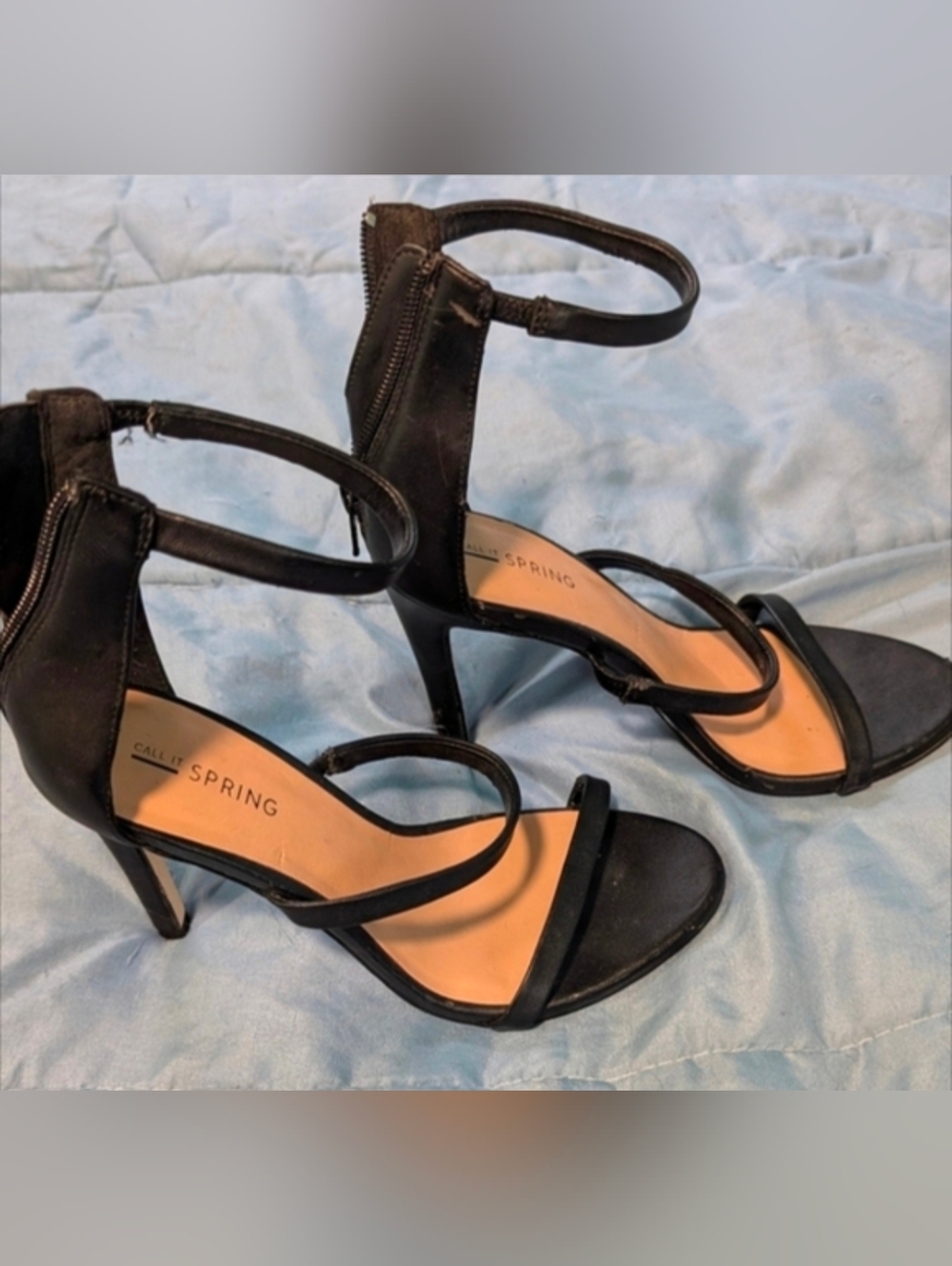 Call It Spring Black Stiletto Heels Elegant Design